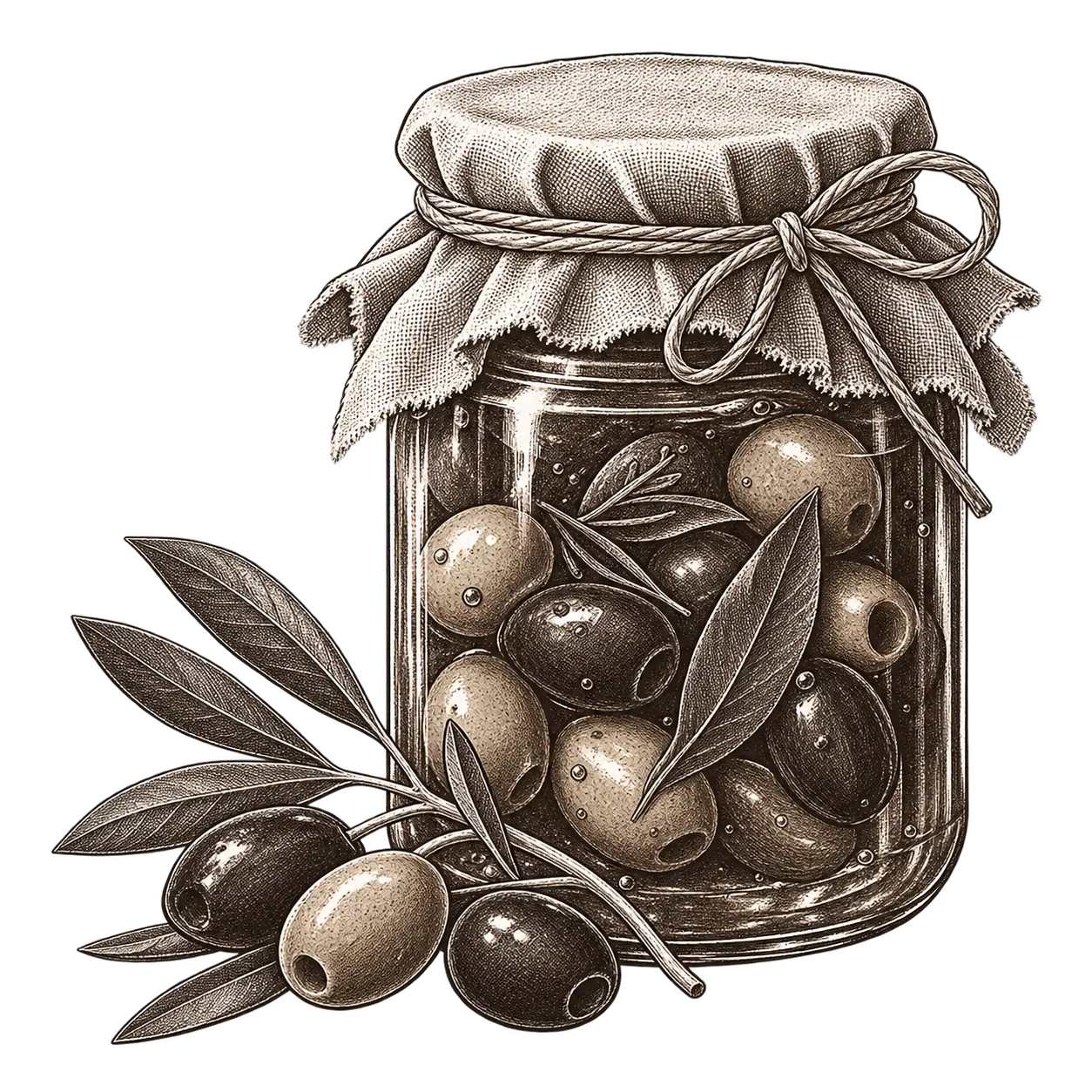 Jar of Giuseppe's olives